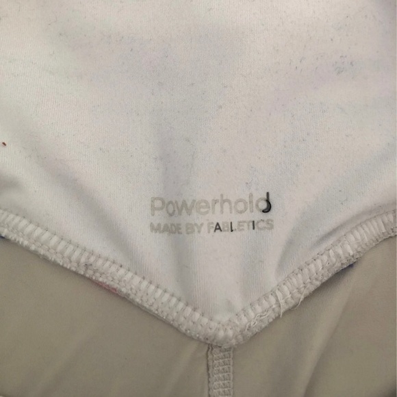 White fabletics power hold leggings in a small - Picture 3 of 4